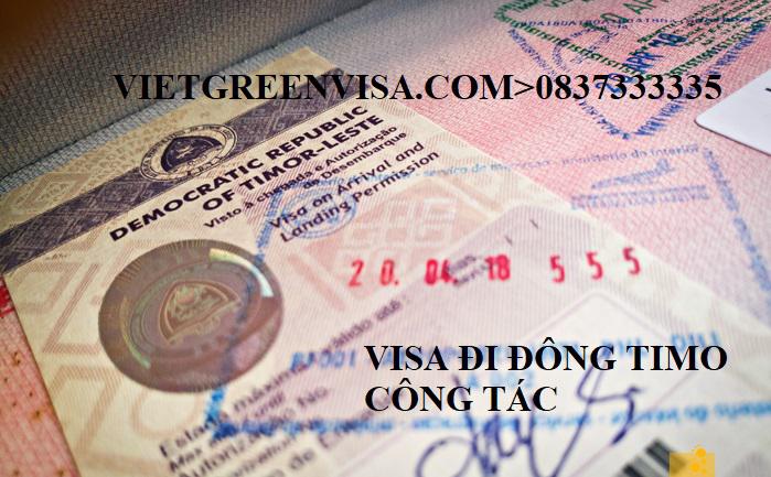 Dịch vụ visa công tác Đông timo trọn gói, bao đậu