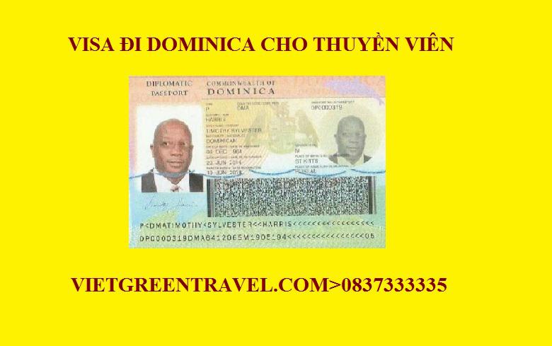 Dịch vụ Visa thuyền viên đi Dominica Nhận tàu, Lái tàu