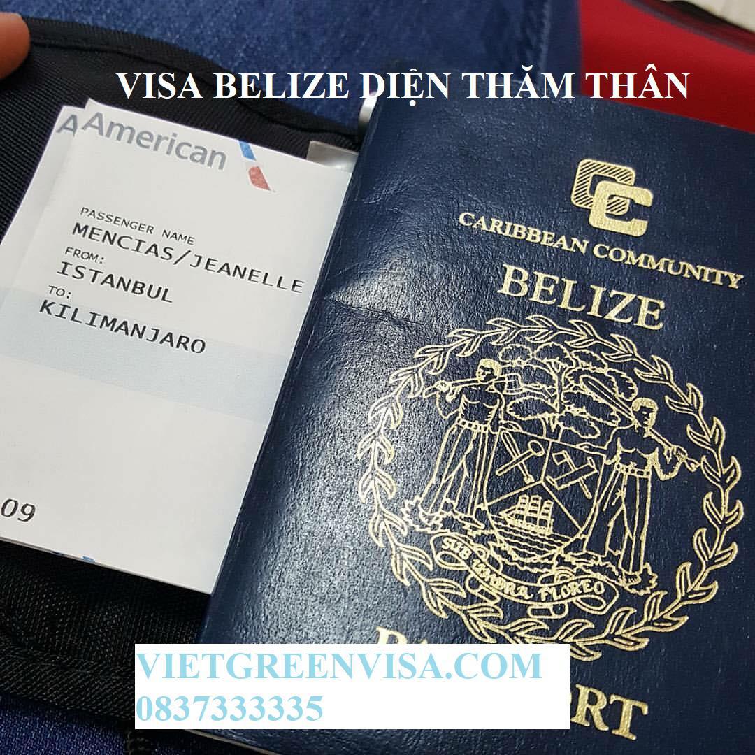 Xin Visa Belize thăm thân, nhanh gọn, giá rẻ