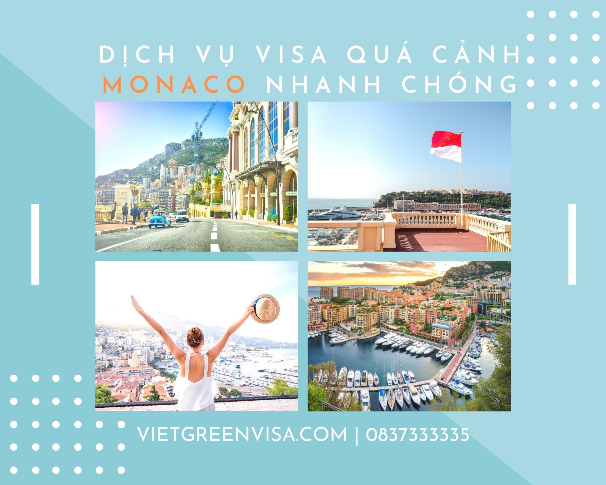 Dịch vụ visa quá cảnh qua Monaco, visa Monaco transit uy tín