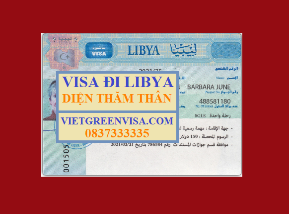 Làm Visa Libya thăm thân uy tín, nhanh chóng, giá rẻ