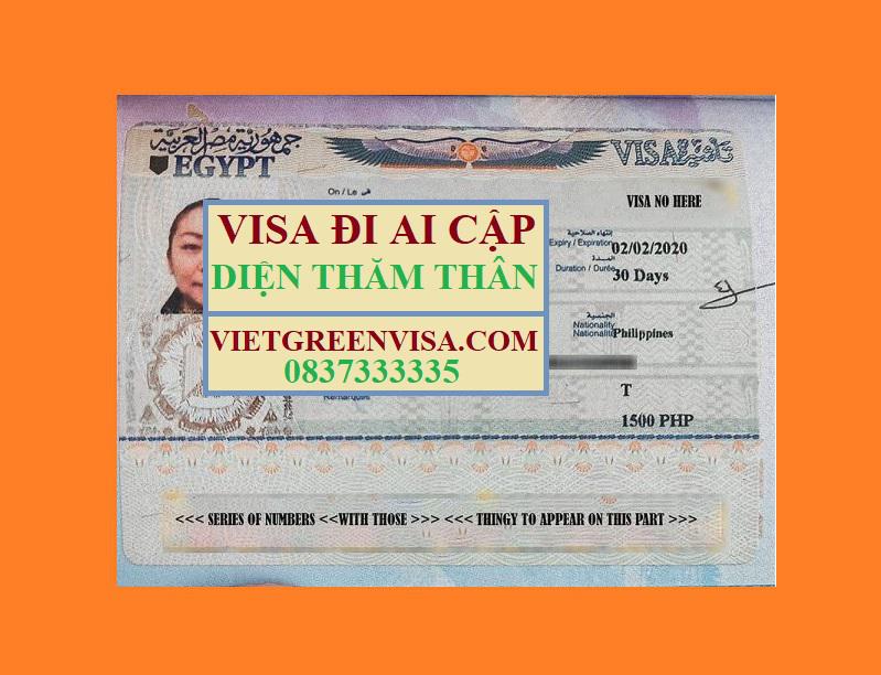 Làm Visa Ai Cập thăm thân uy tín, nhanh chóng, giá rẻ