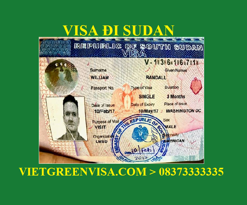 Xin Visa Sudan trọn gói tại Hà Nội, Hồ Chí Minh