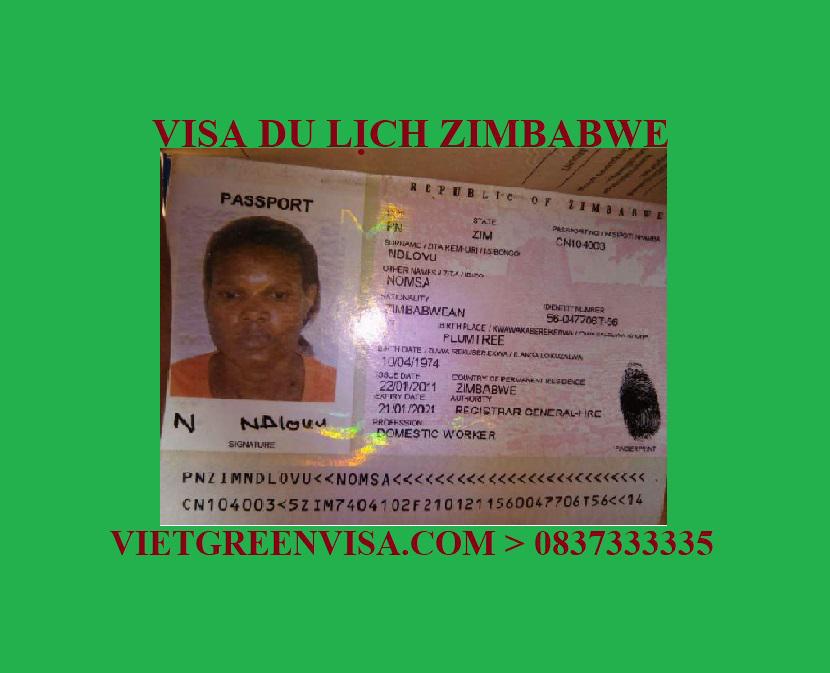 Làm Visa du lịch Zimbabwe uy tín, trọn gói, giá rẻ
