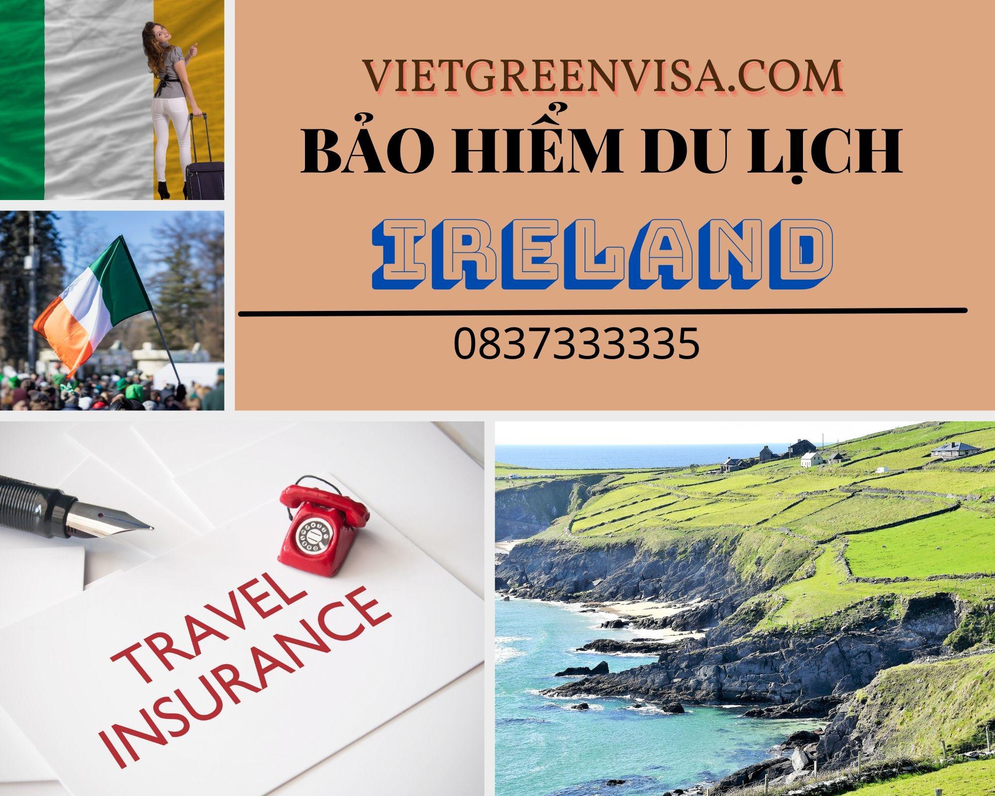 Dịch vụ bảo hiểm du lịch xin visa Ireland giá rẻ