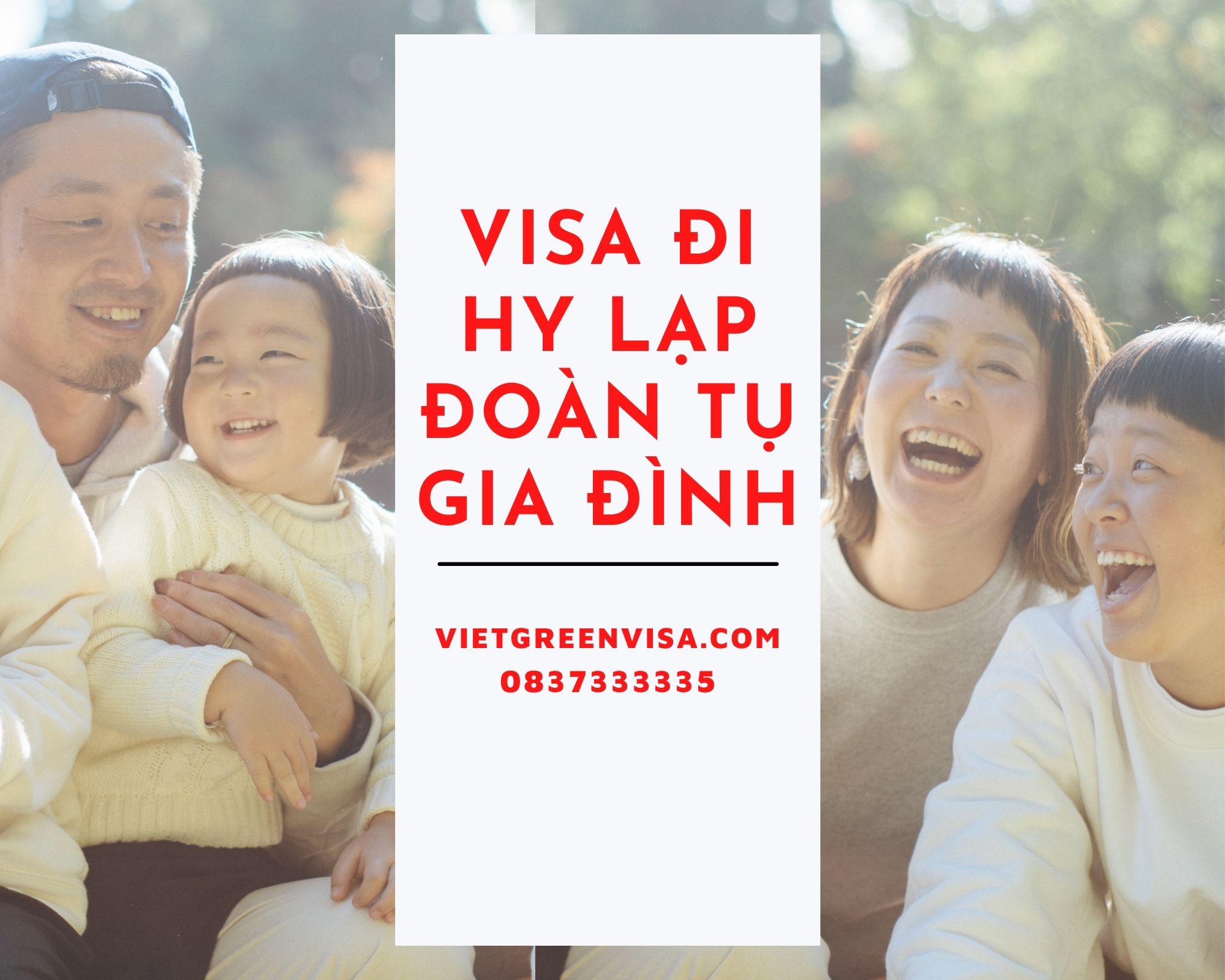 Dịch vụ làm Visa sang Hy Lạp  đoàn tụ gia đình 