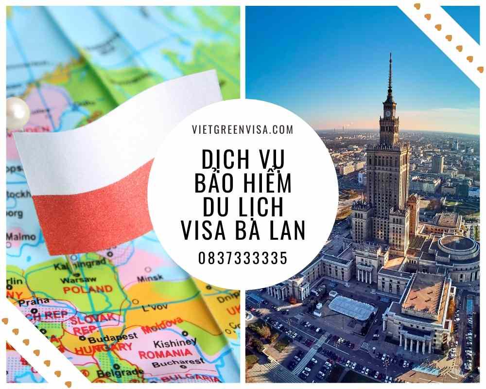 Làm bảo hiểm du lịch xin visa Ba Lan giá tốt nhất