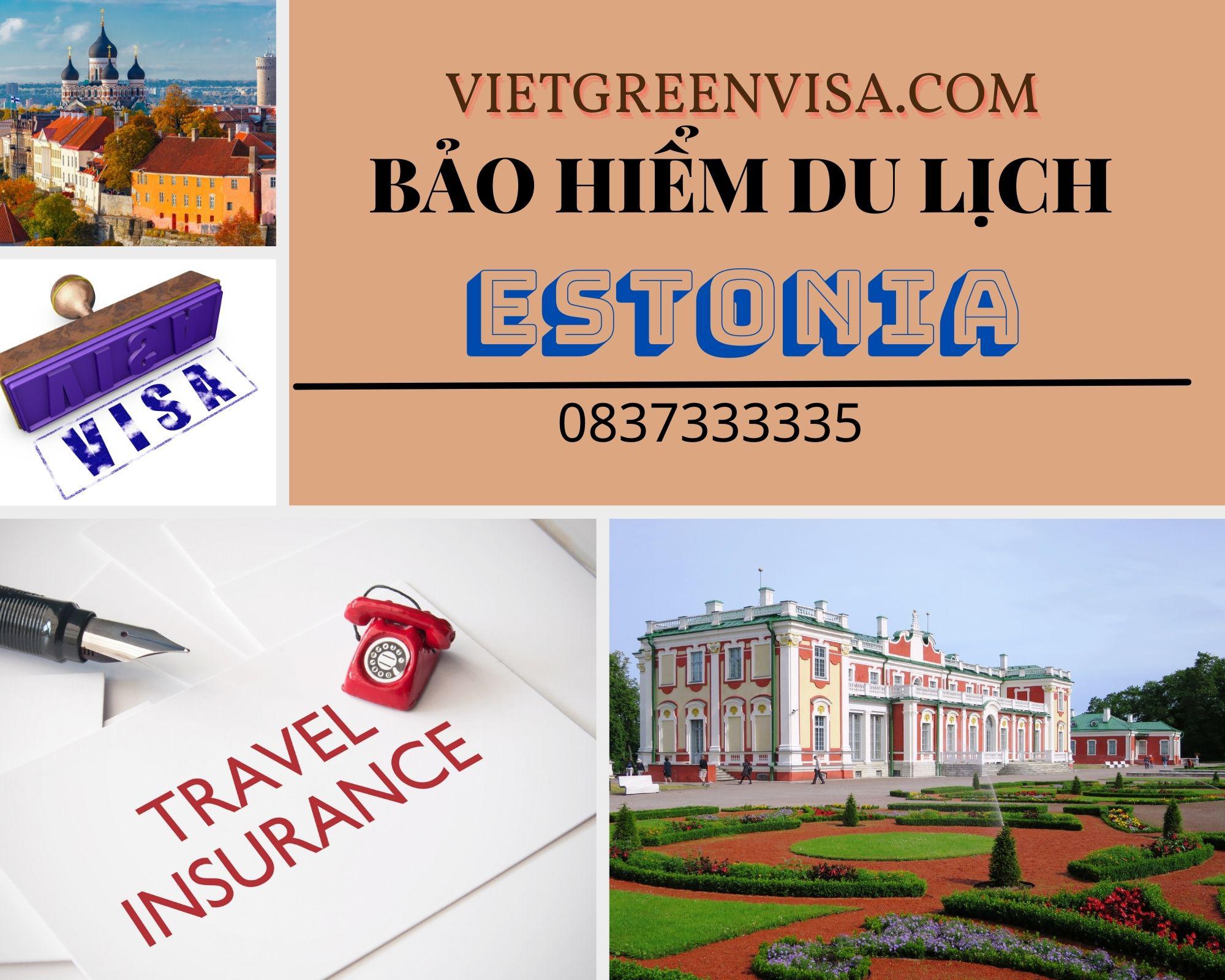 Dịch vụ bảo hiểm du lịch xin visa Estonia giá rẻ