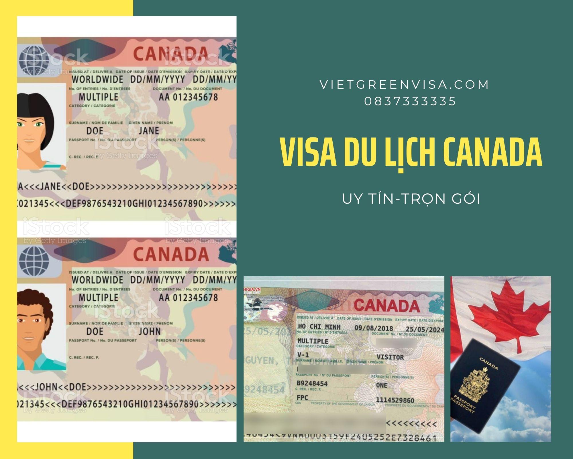 Xn Visa du lịch Canada uy tín, trọn gói, chất lượng