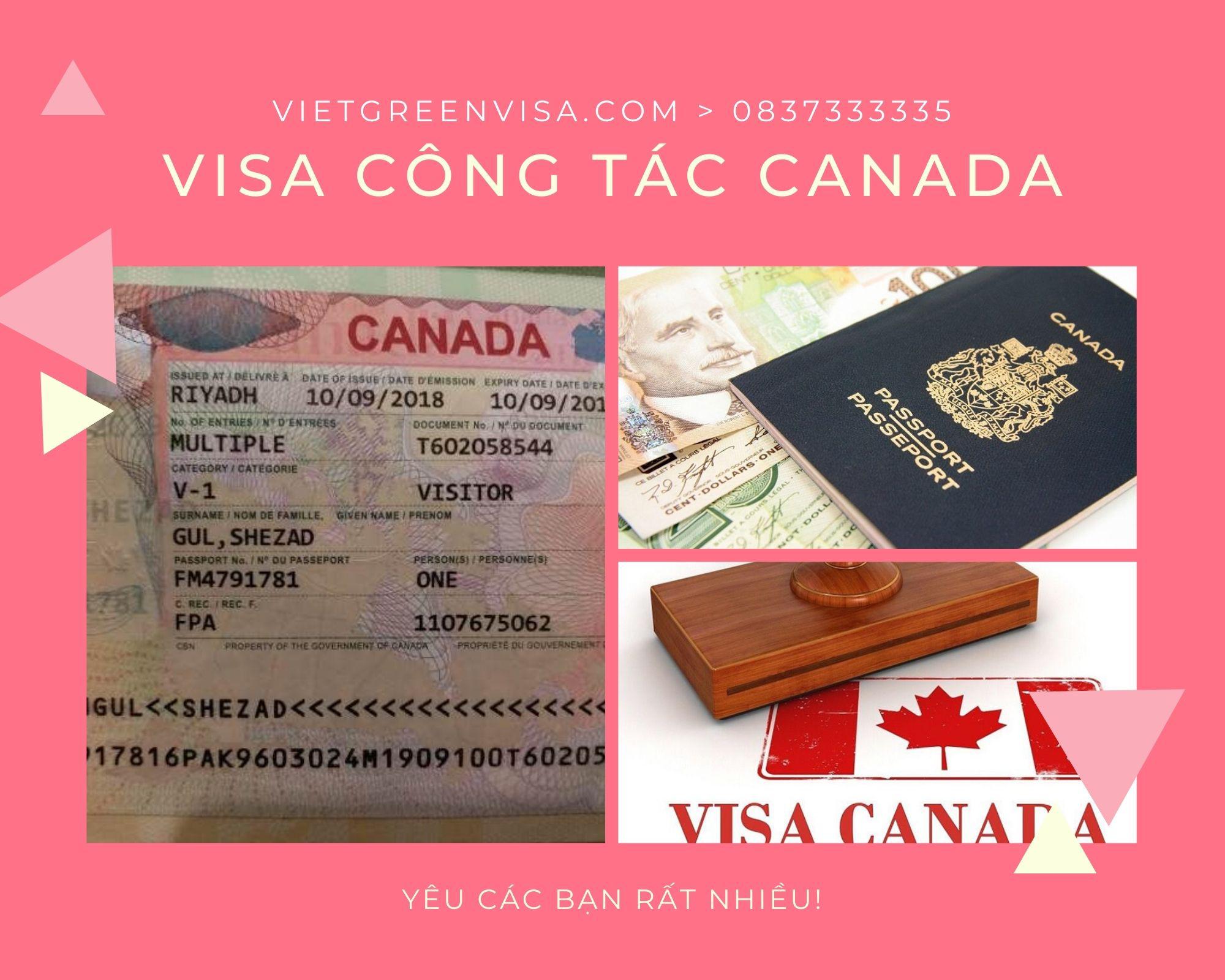 Dịch vụ xin Visa Canada công tác uy tín, giá rẻ, nhanh gọn