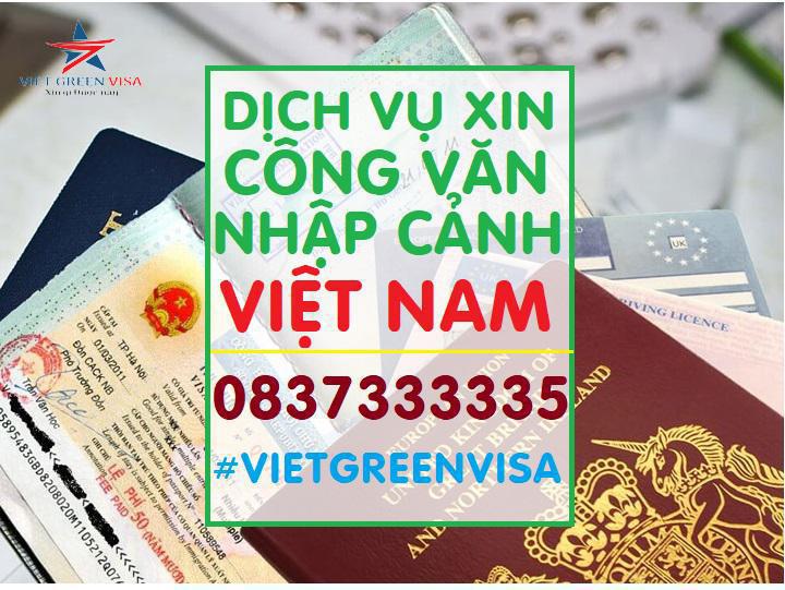 Xin công văn nhập cảnh Việt Nam cho người Hồng Kông