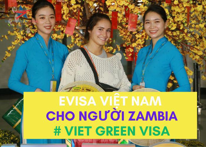 Dịch vụ  xin Evisa Việt Nam 3 tháng cho quốc tịch Zambia