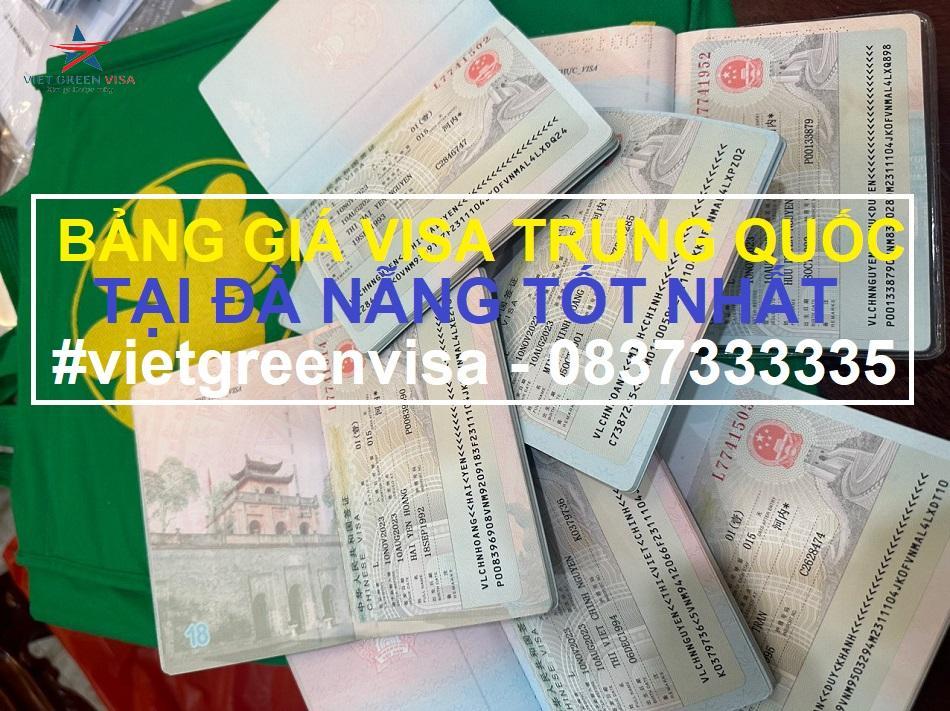Dịch vụ xin visa Trung Quốc tại Đà Nẵng chuyên nghiệp