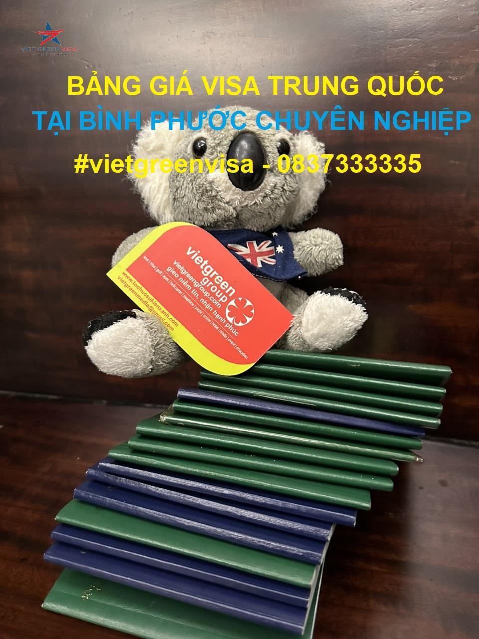 Dịch vụ xin visa Trung Quốc tại Bình Phước chuyên nghiệp