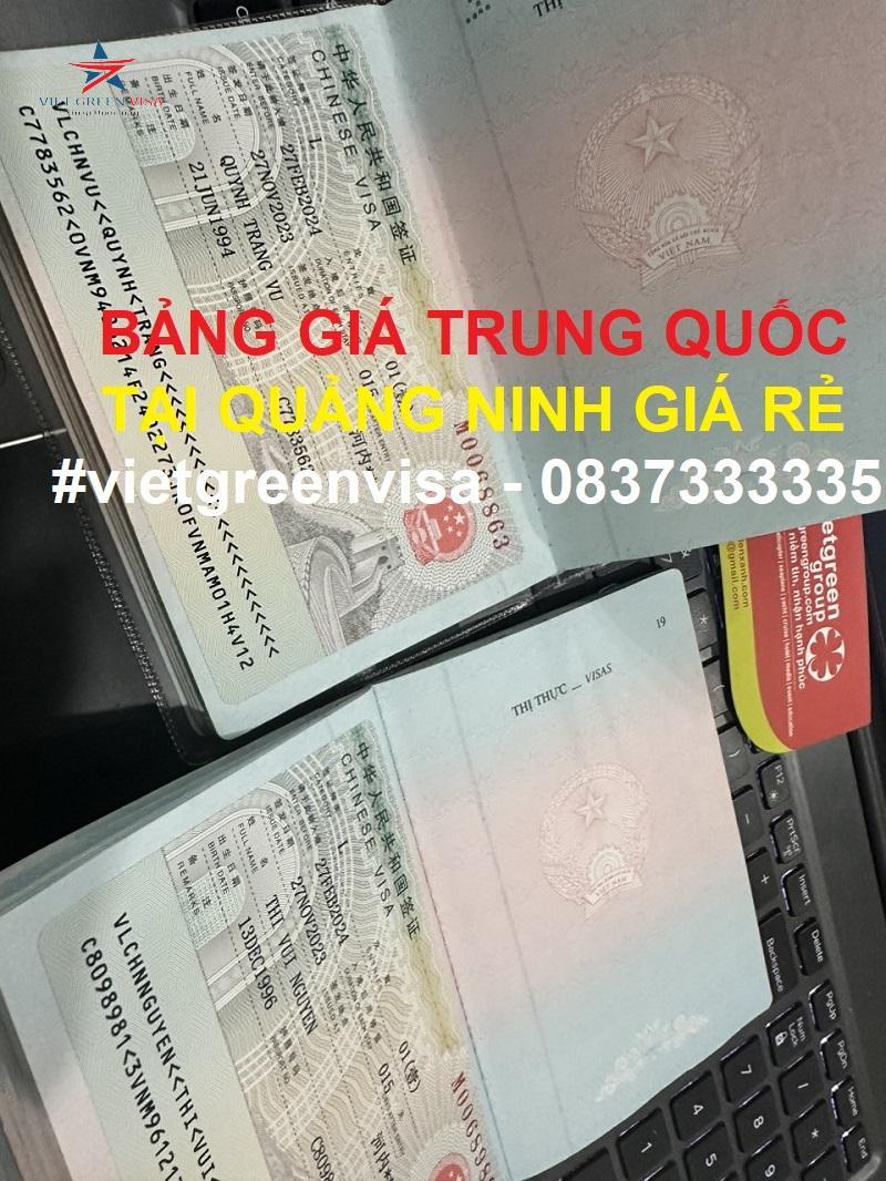 Dịch vụ xin visa Trung Quốc tại Quảng Ninh nhanh chóng uy tín