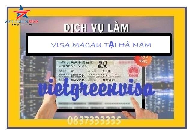 Dịch vụ Visa Macau tại Hà Nam siêu rẻ