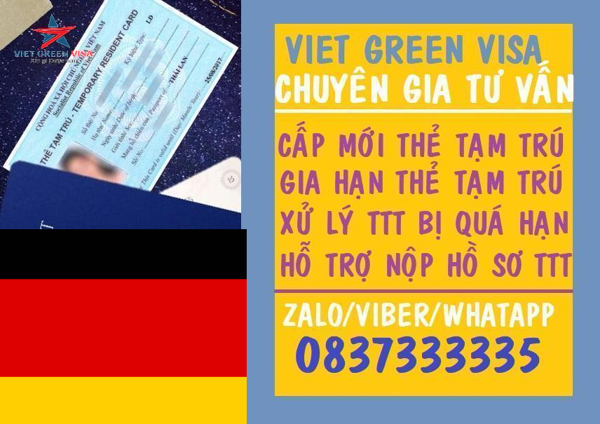 Dịch vụ làm thẻ tạm trú cho người Đức tại Việt Nam