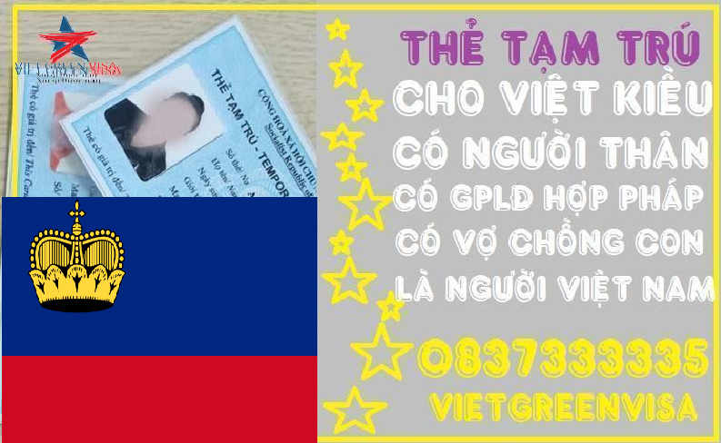 Dịch vụ làm thẻ tạm trú cho người Liechtenstein tại Việt Nam
