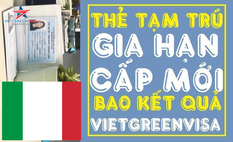 Dịch vụ làm thẻ tạm trú cho người Italy ở Việt Nam