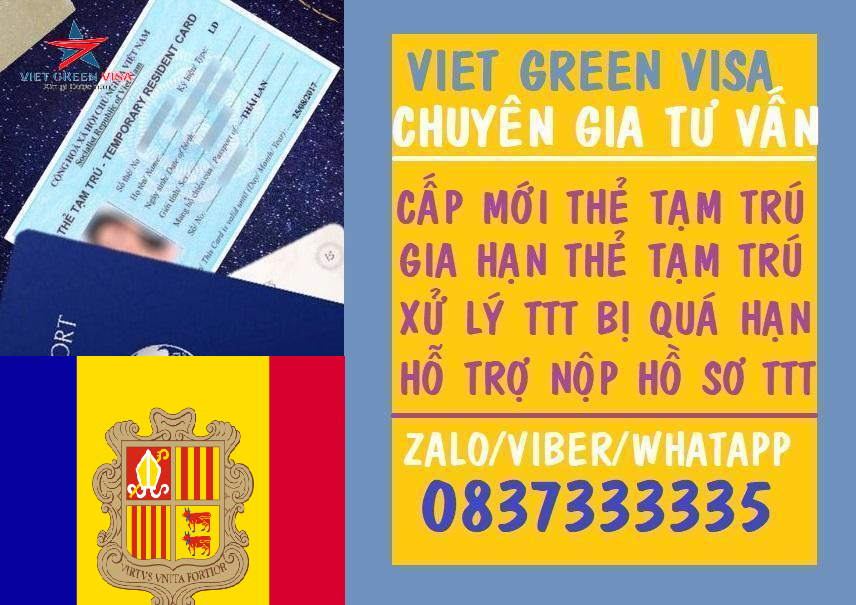 Dịch vụ làm thẻ cho người Andorra tại Việt Nam
