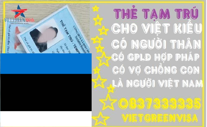 Dịch vụ làm thẻ tạm trú cho người Estonia ở Việt Nam