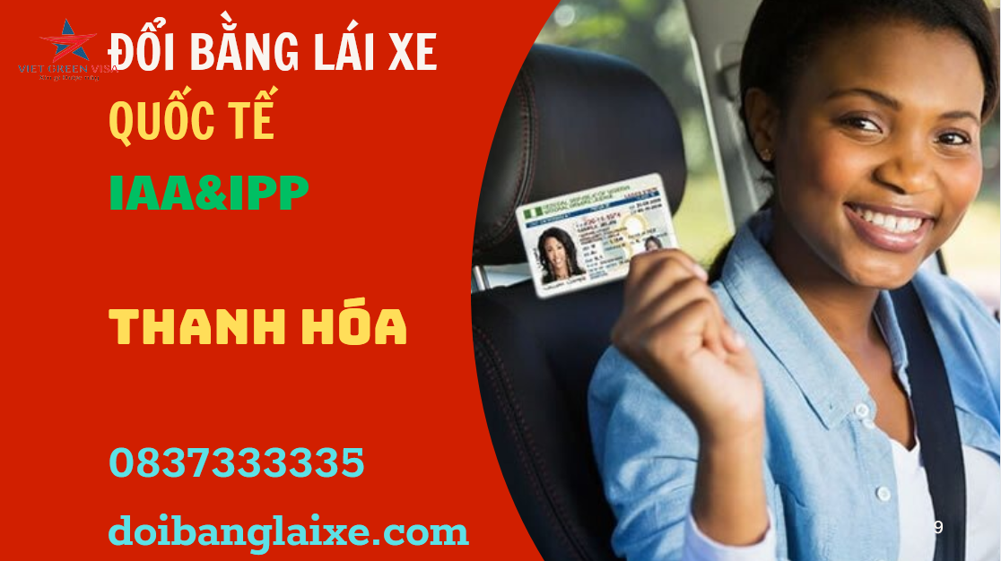 Công ty dịch vụ đổi bằng lái xe trọn gói Thanh Hóa