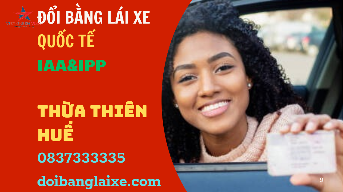 Dịch vụ đổi bằng lái xe trọn gói tại Huế uy tín