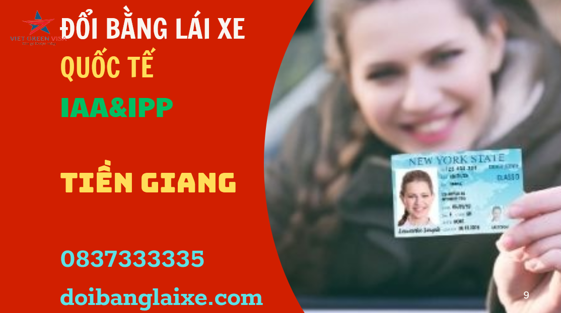 Dịch vụ đổi bằng lái xe uy tín trọn gói Tiền Giang