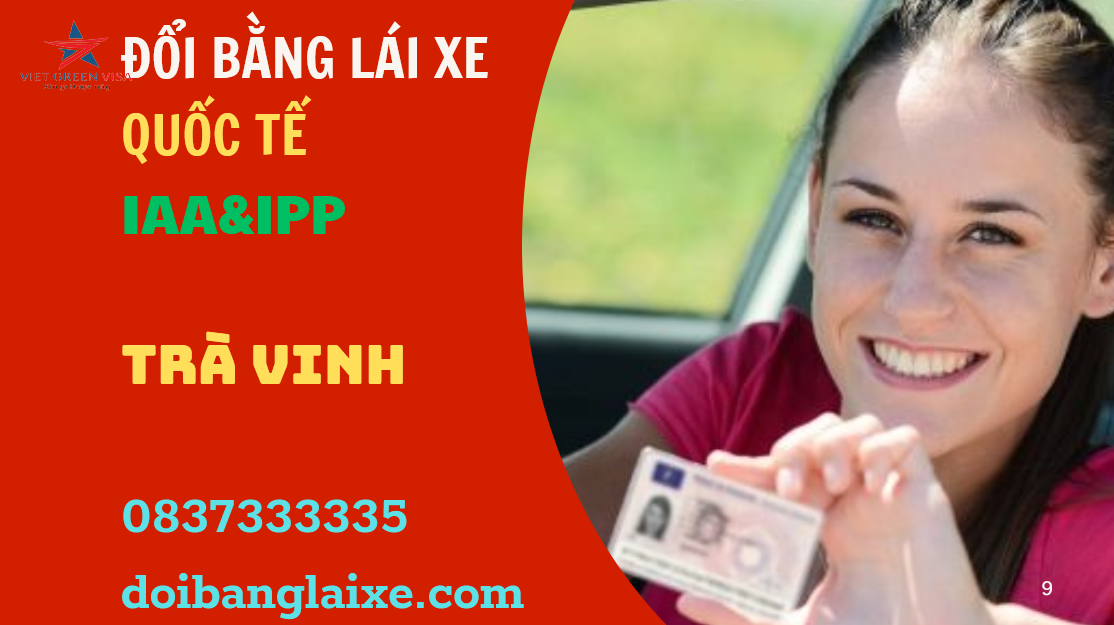 Dịch vụ đổi bằng lái xe quốc tế tại Trà Vinh uy tín nhất