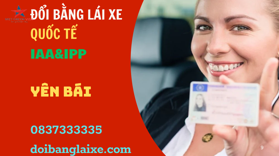 Dịch vụ đổi bằng lái xe uy tín, trọn gói tại Yên Bái