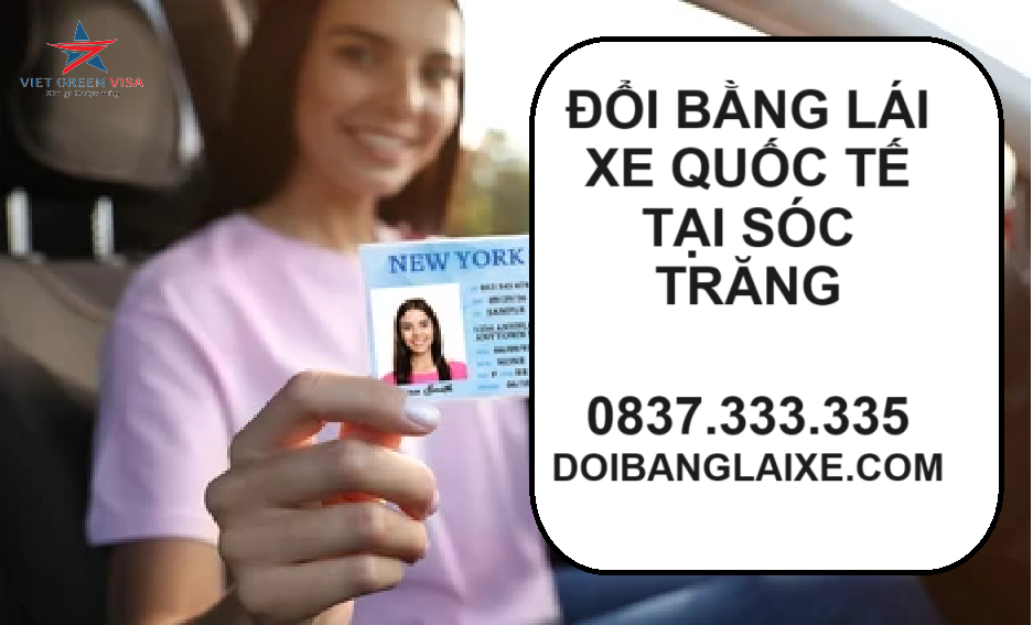 Dịch vụ đổi bằng lái xe tại Sóc Trăng nhanh chóng