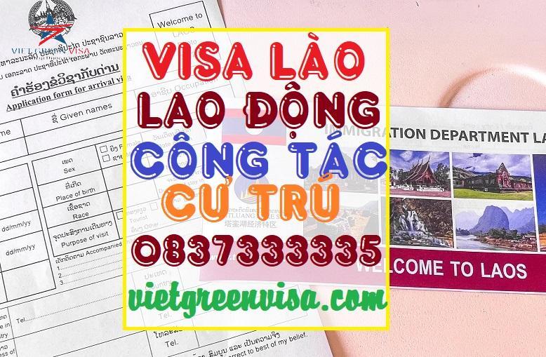 Dịch vụ làm Visa Lào lao động, Visa Lào công tác, Visa Lào đầu tư