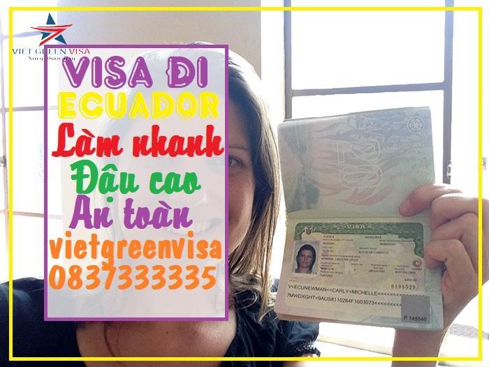 Dịch vụ xin visa Ecuador bao đậu uy tín