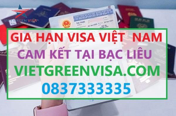 Dịch vụ gia hạn visa Việt Nam tại Bạc Liêu