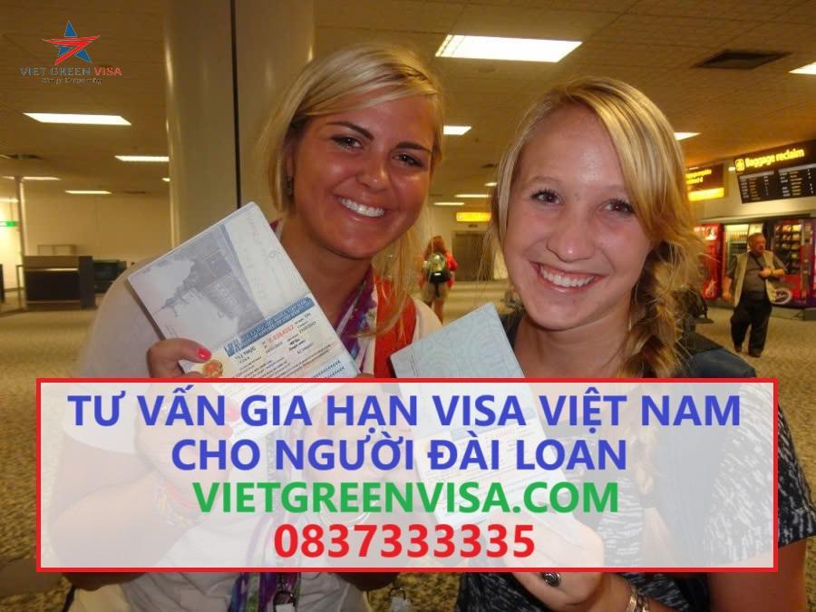 Gia hạn visa Việt Nam cho người Đài Loan