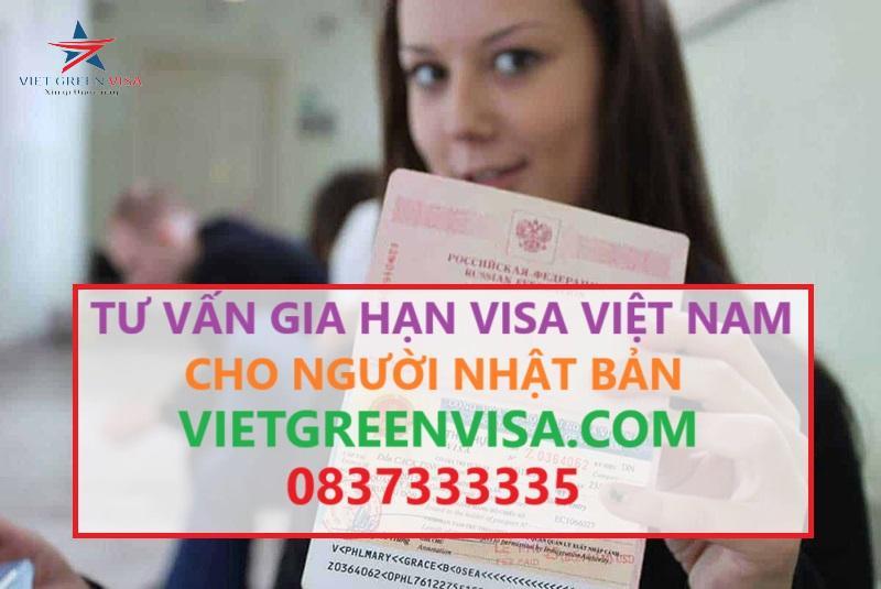 Gia hạn visa Việt Nam cho người Nhật Bản