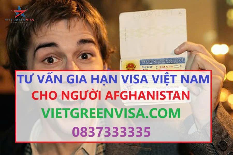 Gia hạn visa Việt Nam cho người Afghanistan