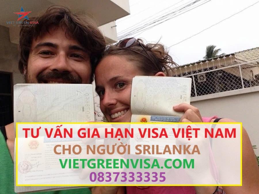 Gia hạn visa Việt Nam cho người Srilanka