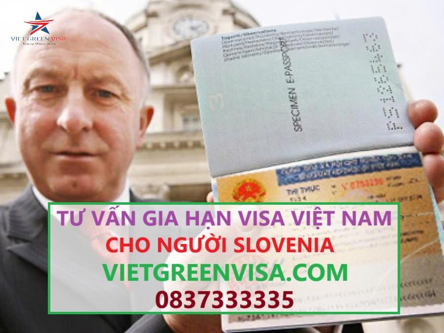 Gia hạn visa Việt Nam cho người Slovenia