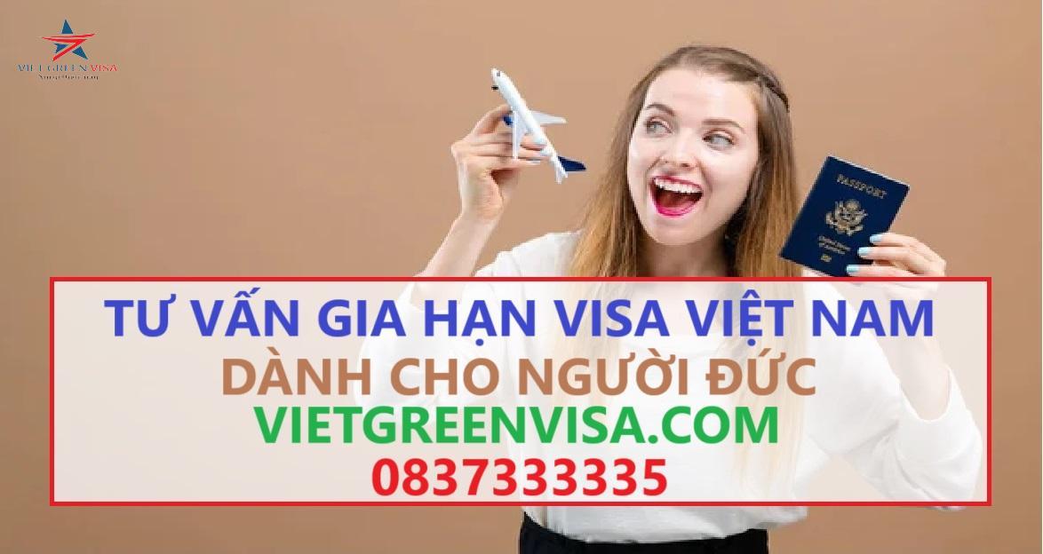 Gia hạn visa Việt Nam cho người Đức