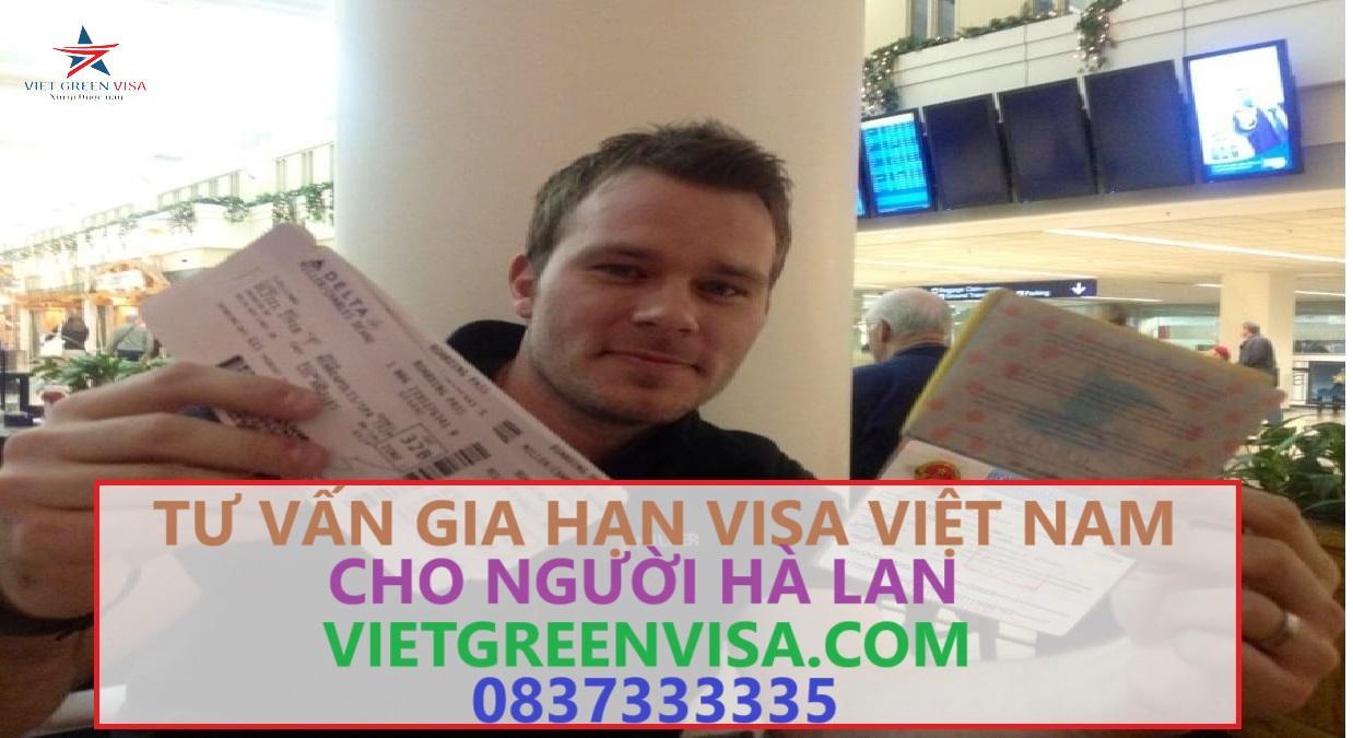 Gia hạn visa Việt Nam cho người Hà Lan