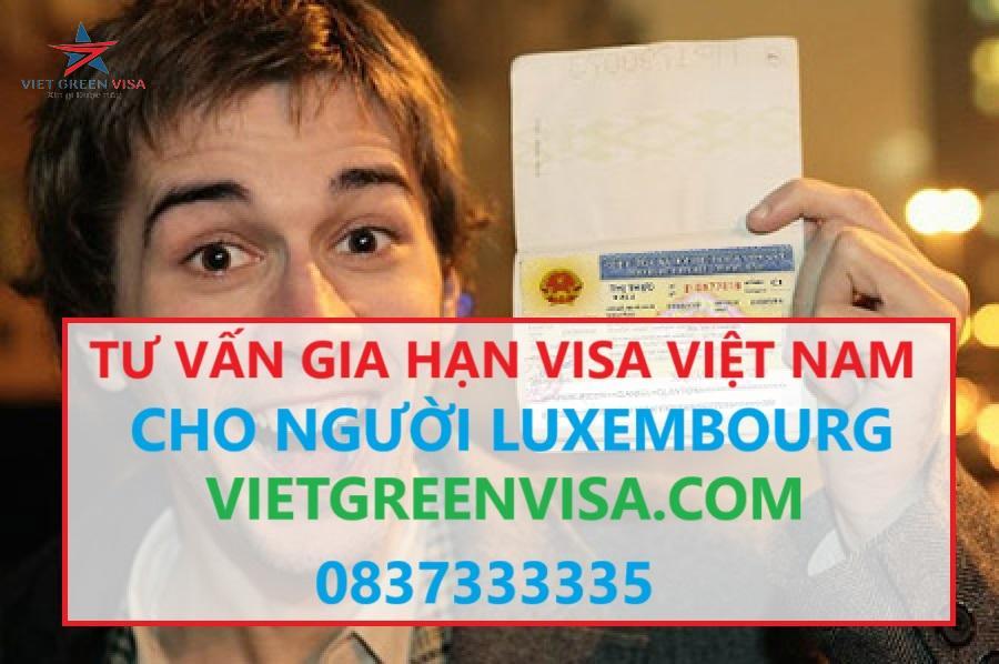 Gia hạn visa Việt Nam cho người Luxembourg