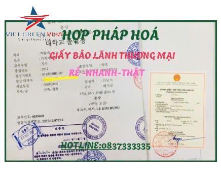 Hợp pháp hóa lãnh sự giấy bảo lãnh thương mại