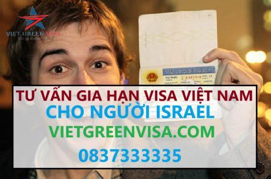 Gia hạn visa Việt Nam cho người Israel