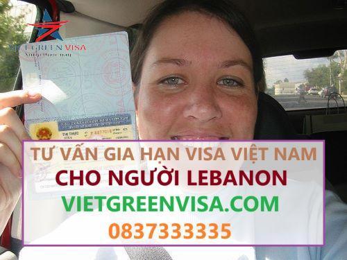 Gia hạn visa Việt Nam cho người Lebanon