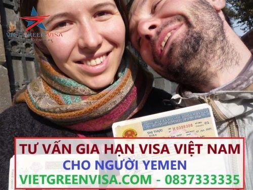 Gia hạn visa Việt Nam cho người Yemen