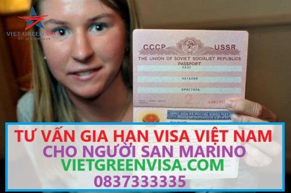 Gia hạn visa Việt Nam cho người San Marino