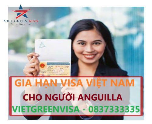 Gia hạn visa Việt Nam cho người Anguilla