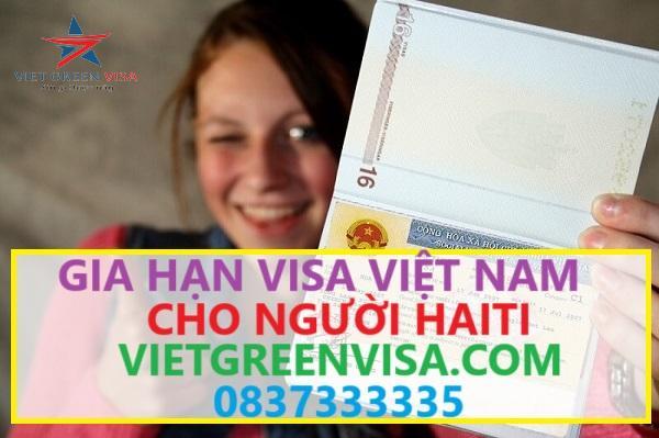 Gia hạn visa Việt Nam cho người Haiti