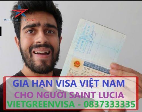 Gia hạn visa Việt Nam cho người Saint Lucia